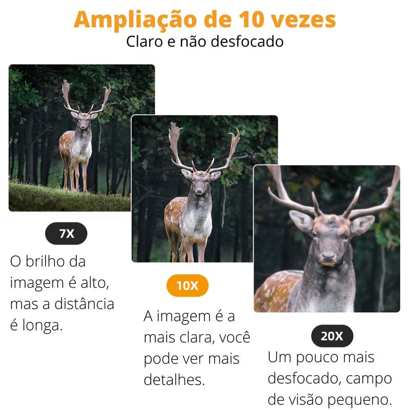 Binóculos Profissional HD 100x22 | 30.000M & Visão Noturna JM092