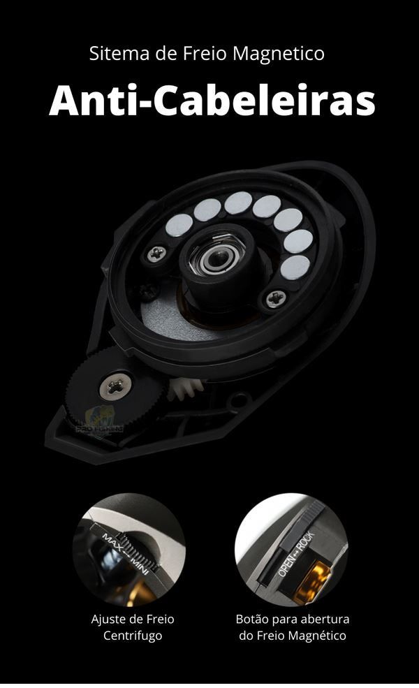 Nova Carretilha Premium LURE PRO AK-2000 JM1401